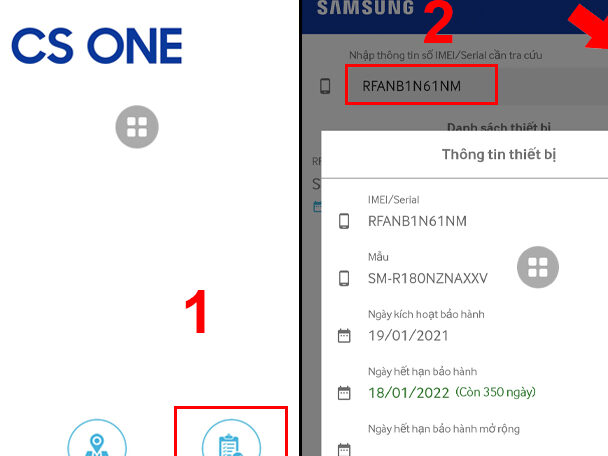 Hướng dẫn cách kiểm tra thông tin bảo hành tất cả các loại tai nghe Samsung
