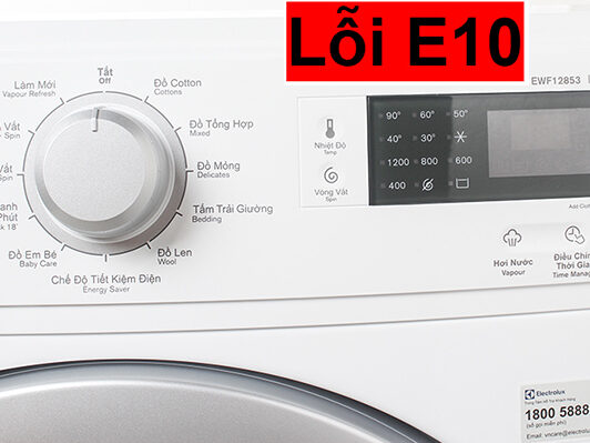 Sửa máy giặt electrolux báo lỗi và một số mã lỗi mà ta thường xuyên gặp phải