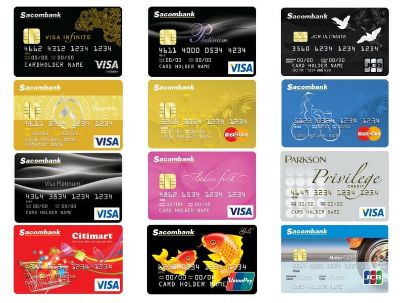 Tổng hợp các loại thẻ thanh toán quốc tế Sacombank có thể bạn chưa biết