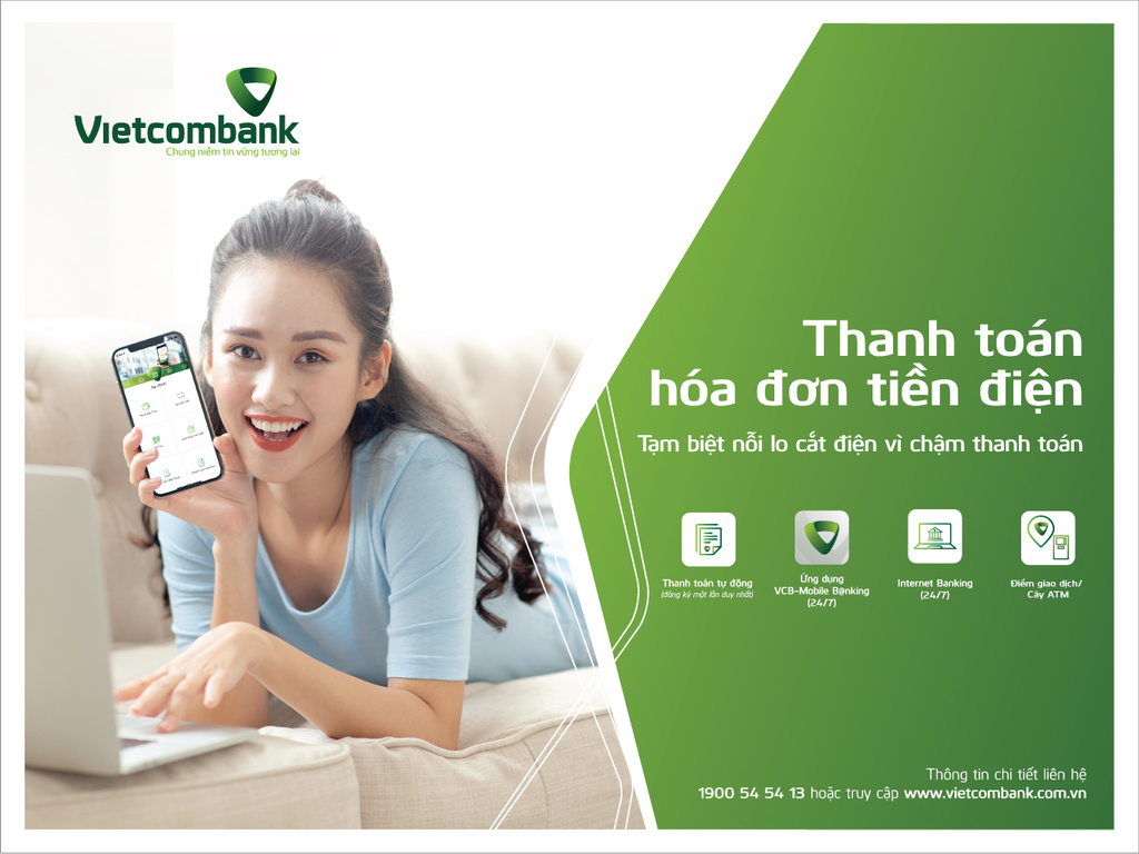 Hướng dẫn cách kích hoạt thanh toán trực tuyến Vietcombank trên điện thoại